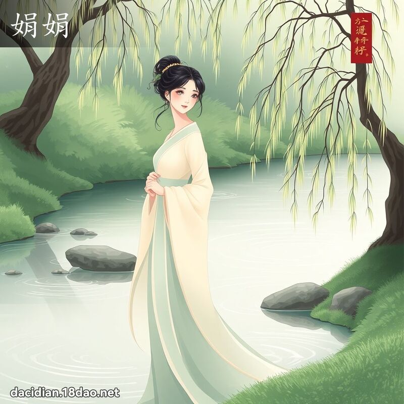 娟娟 - 國語大辭典配圖