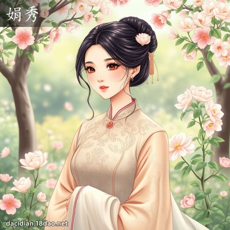 娟秀 - 國語大辭典配圖