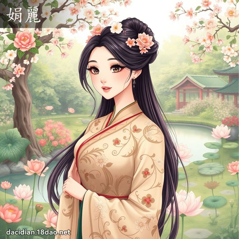 娟麗 - 國語大辭典配圖