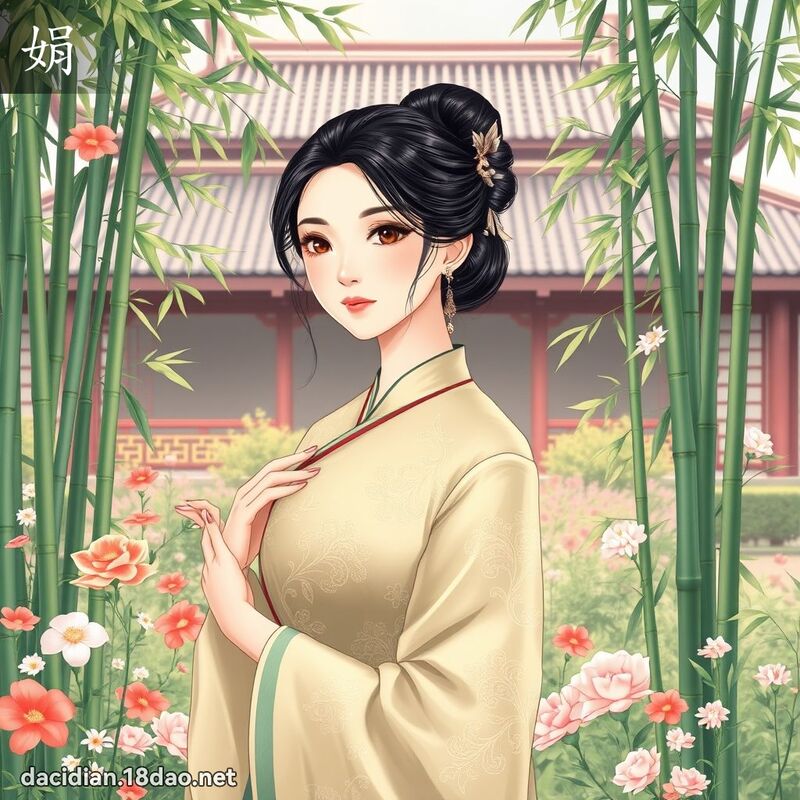 娟 - 國語大辭典配圖