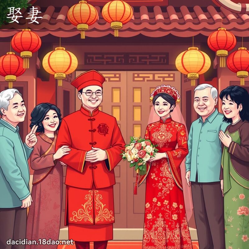 娶妻 - 國語大辭典配圖