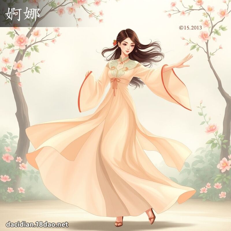 婀娜 - 國語大辭典配圖