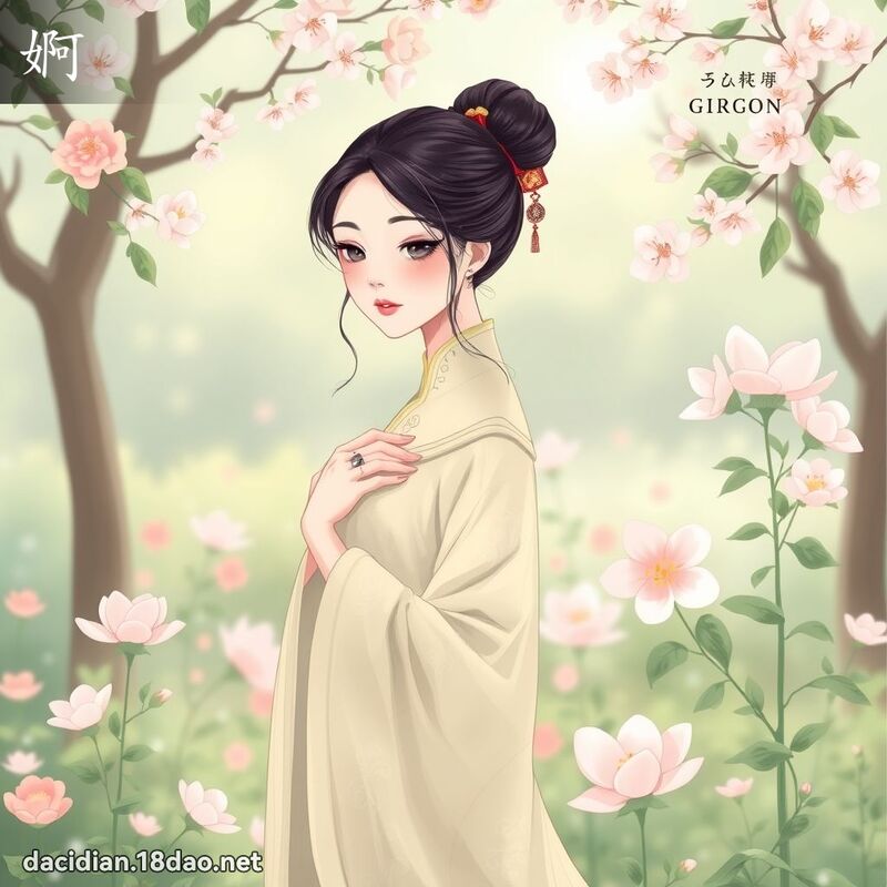 汉字: 婀 (多音字)