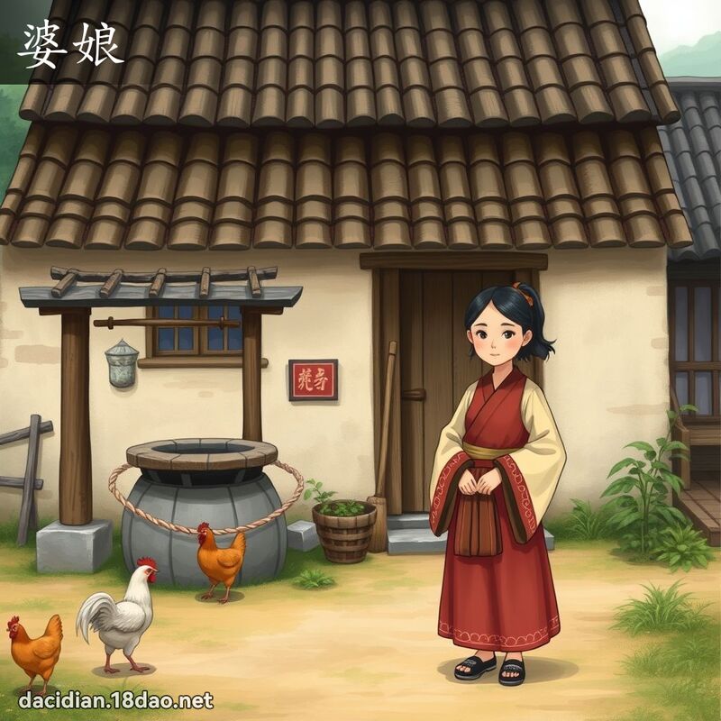 婆娘 - 國語大辭典配圖