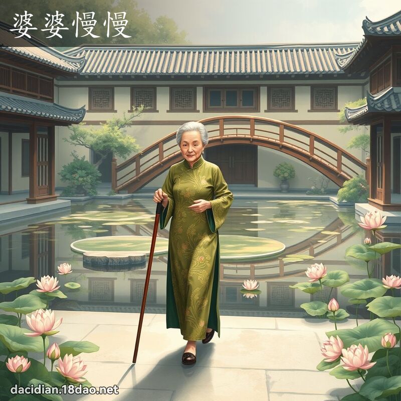 婆婆慢慢 - 国语大辞典配图