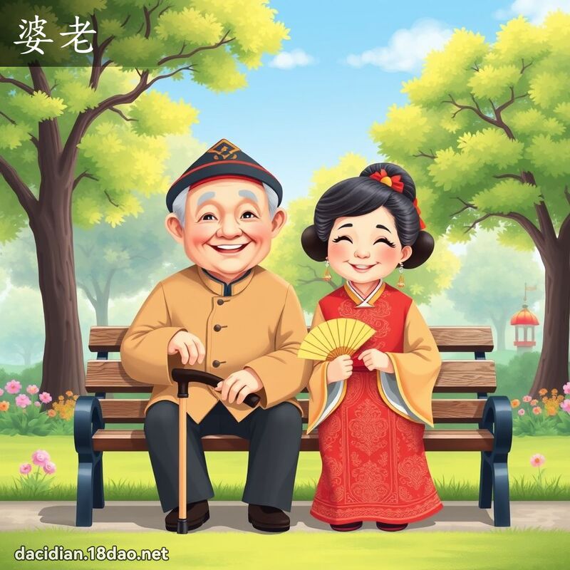 婆老 - 国语大辞典配图