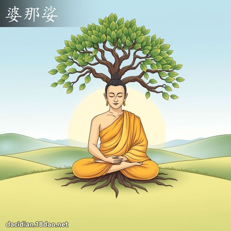 婆那娑 - 国语大辞典配图
