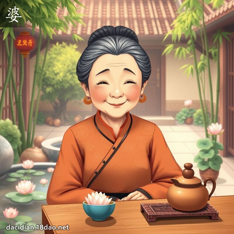 婆 - 国语大辞典配图