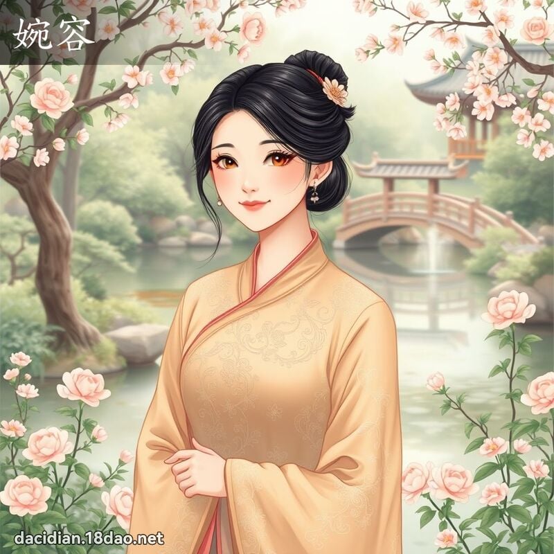 婉容 - 國語大辭典配圖