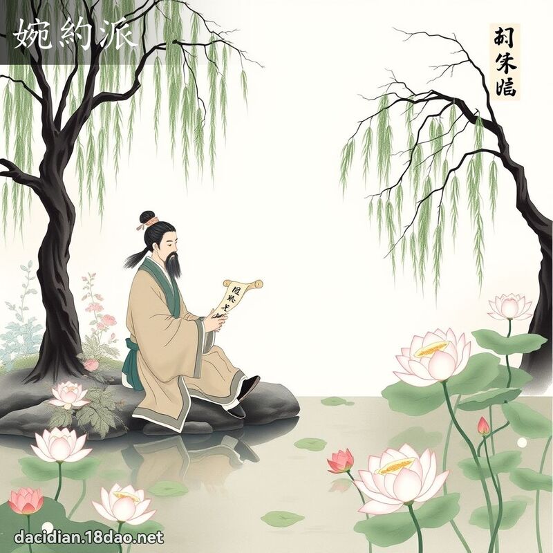婉約派 - 國語大辭典配圖