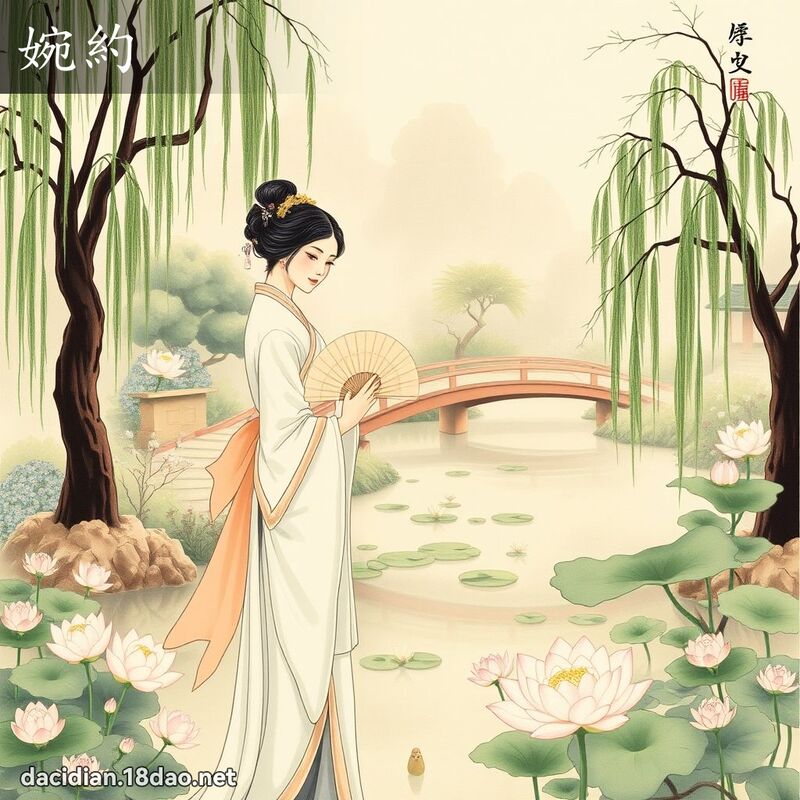 婉约 - 国语大辞典配图