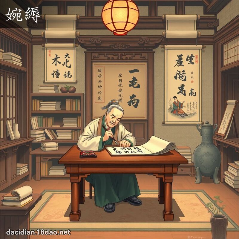 婉縟 - 国语大辞典配图