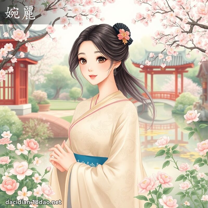 婉丽 - 国语大辞典配图