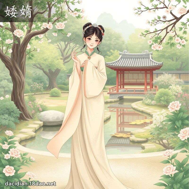 婑媠 - 國語大辭典配圖