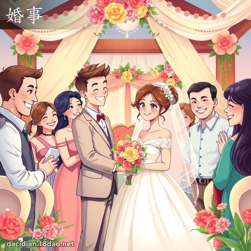 婚事 - 國語大辭典配圖