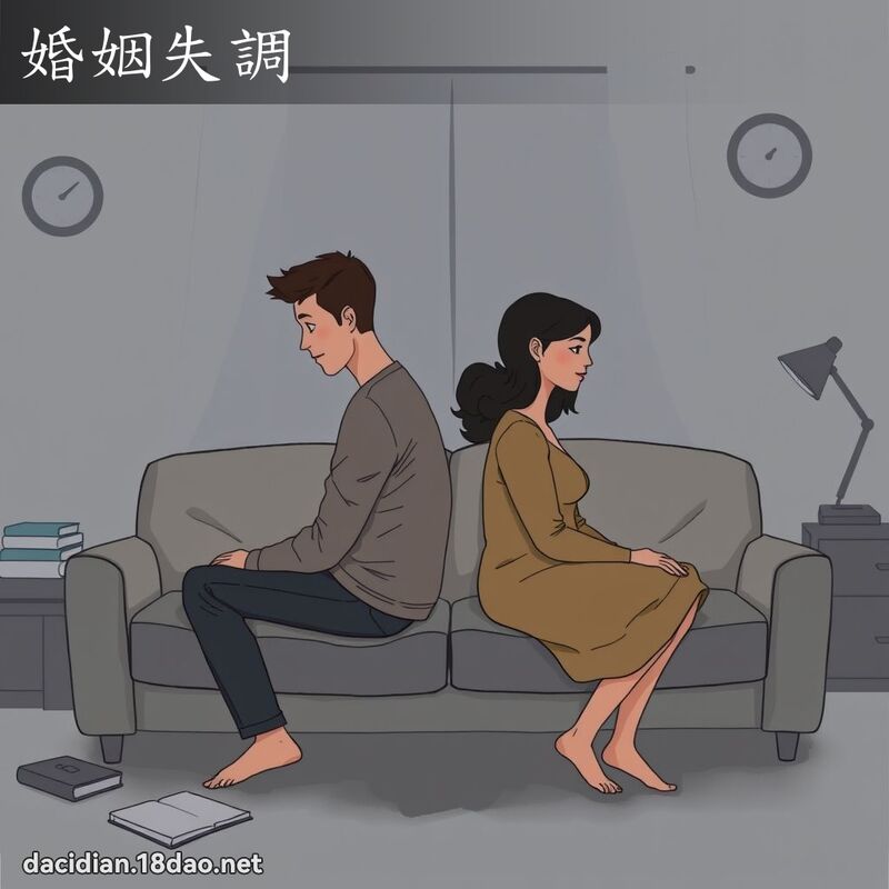 婚姻失調 - 國語大辭典配圖