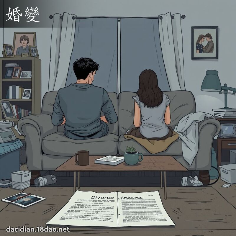 婚變 - 國語大辭典配圖