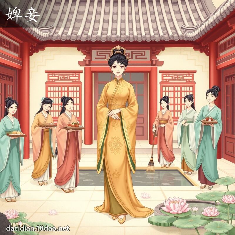 婢妾 - 国语大辞典配图