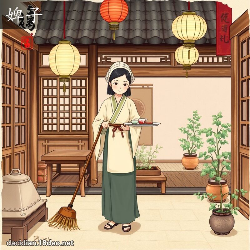 婢子 - 國語大辭典配圖