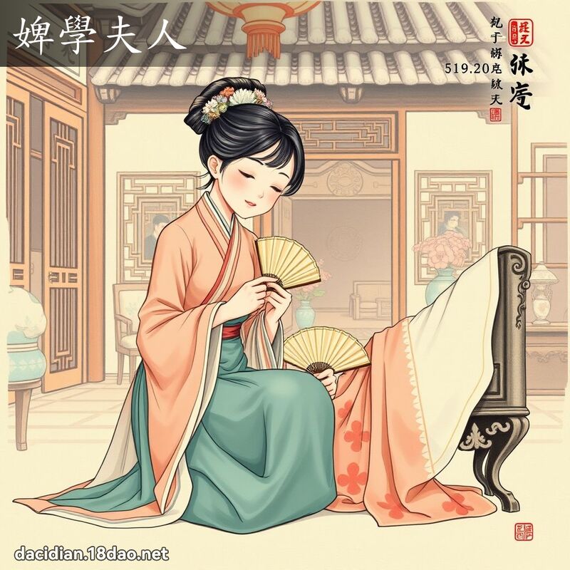 婢學夫人 - 國語大辭典配圖