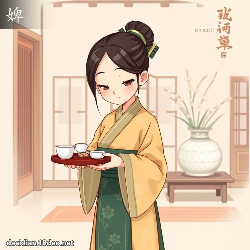 汉字: 婢 (多音字)