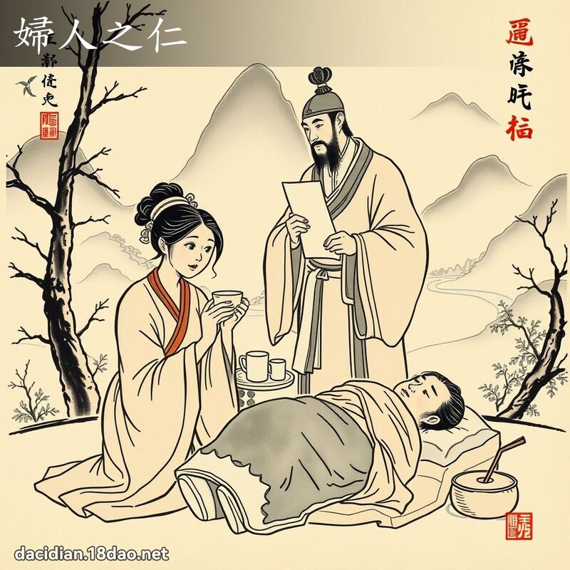 妇人之仁 - 国语大辞典配图