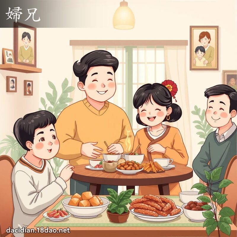 婦兄 - 國語大辭典配圖