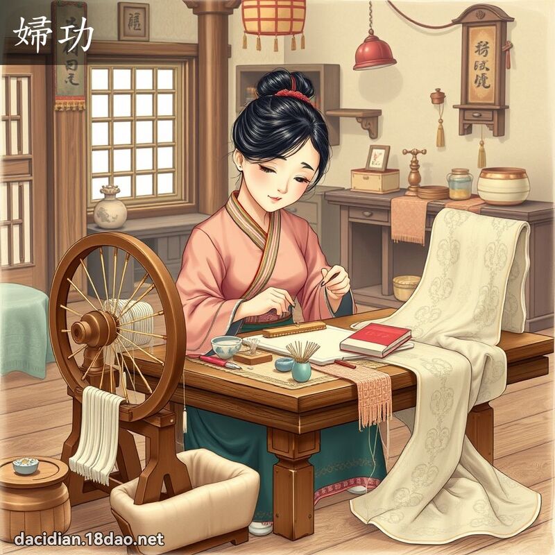 妇功 - 国语大辞典配图
