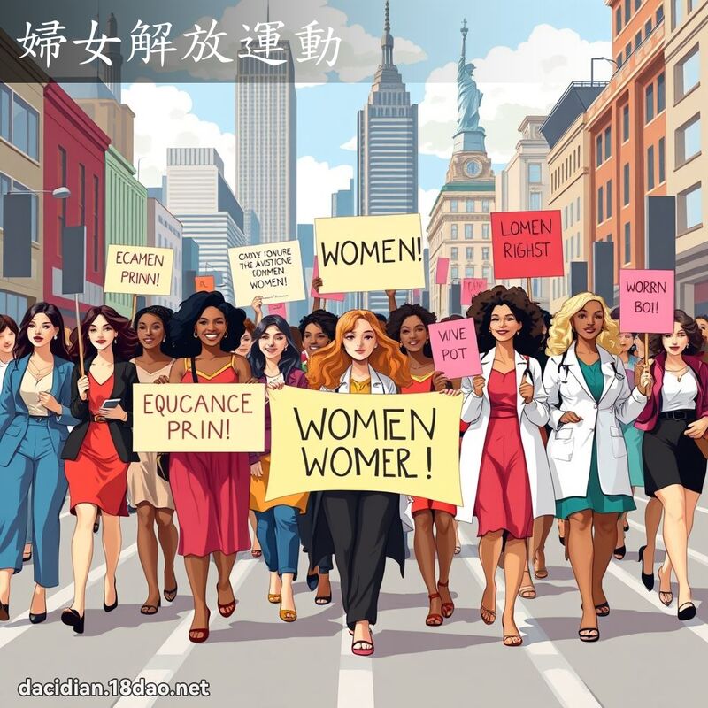 婦女解放運動 - 國語大辭典配圖