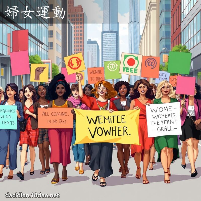 妇女运动 - 国语大辞典配图