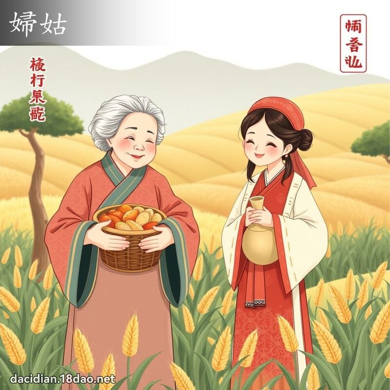 妇姑 - 国语大辞典配图