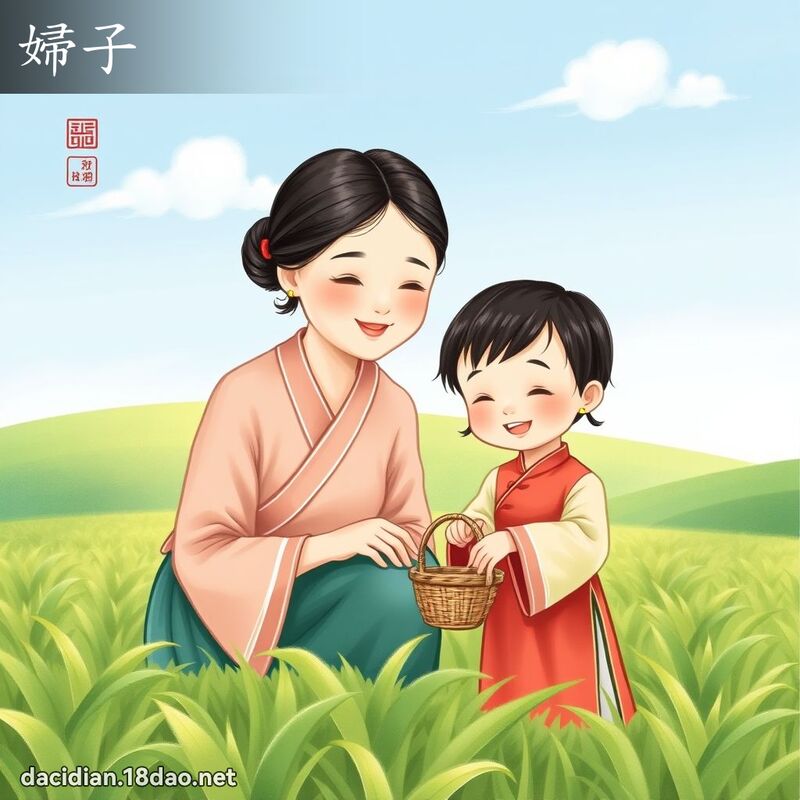 妇子 - 国语大辞典配图
