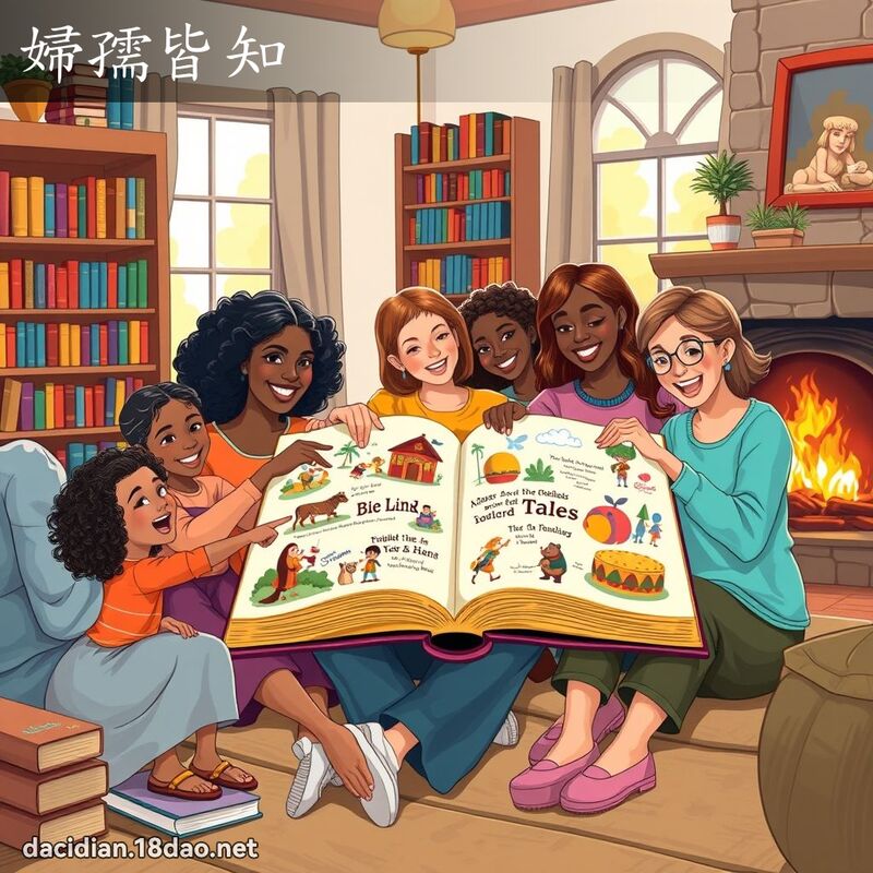 妇孺皆知 - 国语大辞典配图