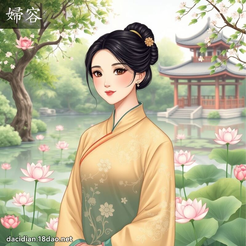 妇容 - 国语大辞典配图