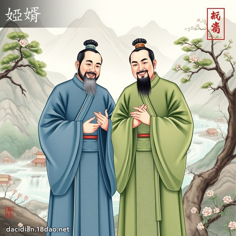 婭婿 - 国语大辞典配图