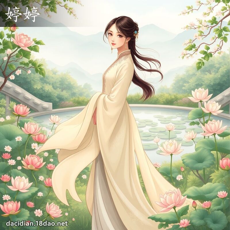 婷婷 - 国语大辞典配图