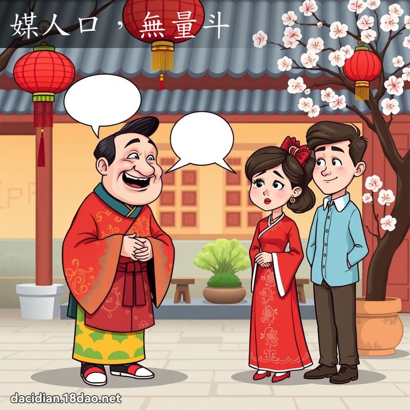 媒人口，無量斗 - 國語大辭典配圖