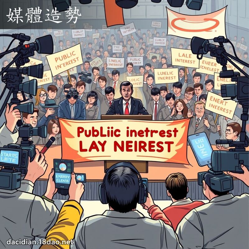 媒体造势 - 国语大辞典配图