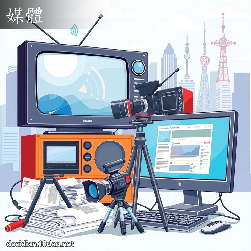 媒体 - 国语大辞典配图