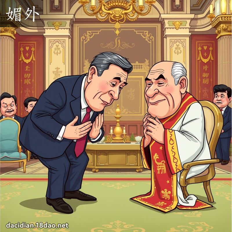 媚外 - 国语大辞典配图