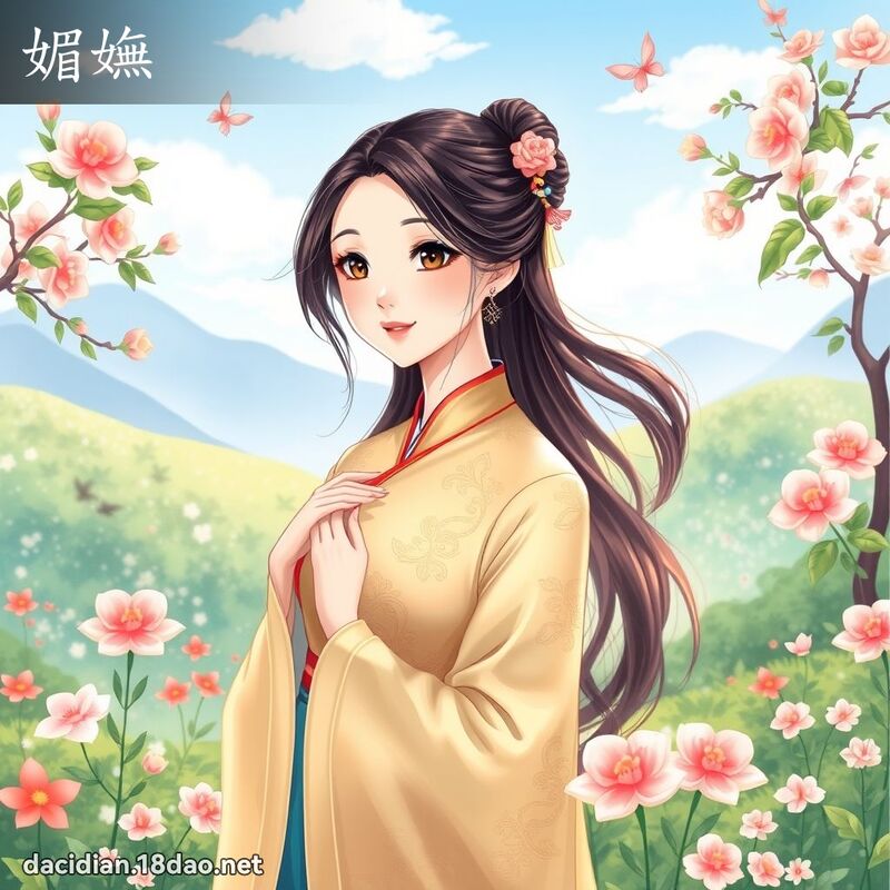 媚嫵 - 國語大辭典配圖