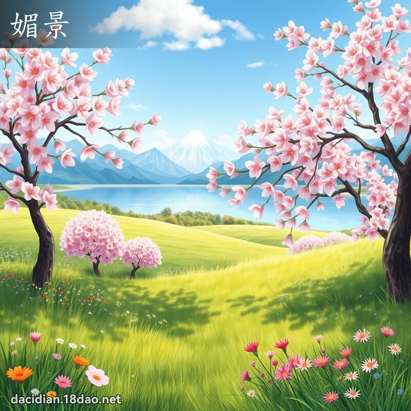 媚景 - 國語大辭典配圖