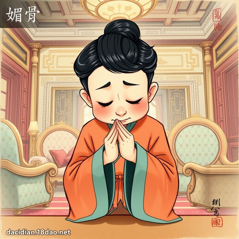 媚骨 - 國語大辭典配圖