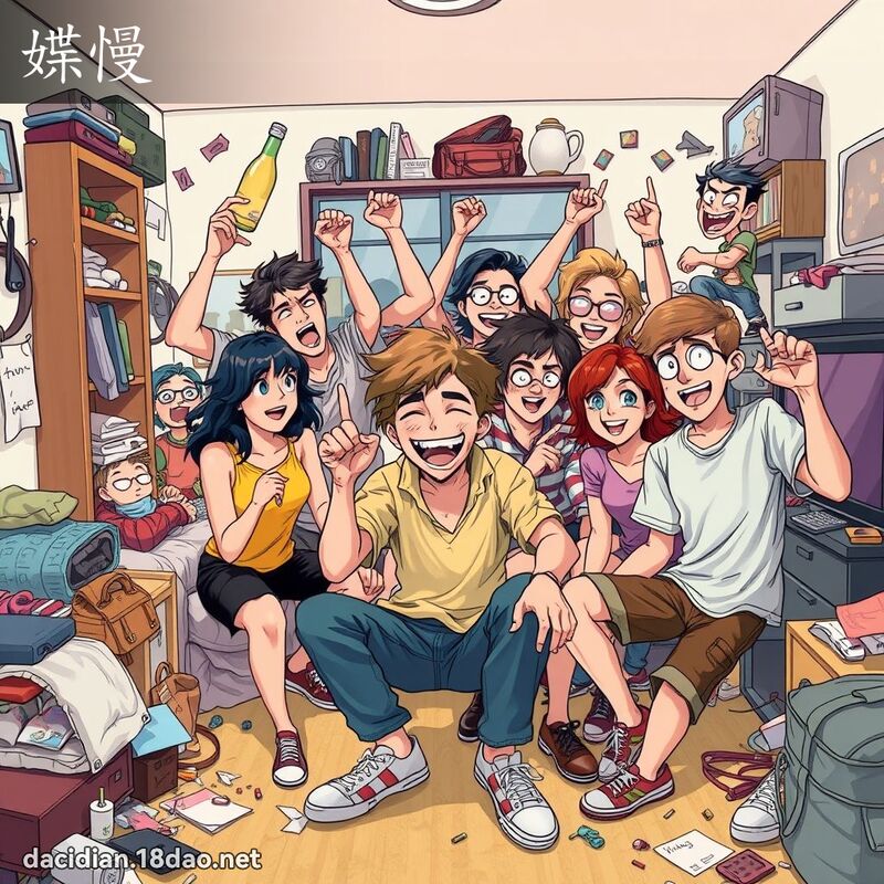 媟慢 - 國語大辭典配圖