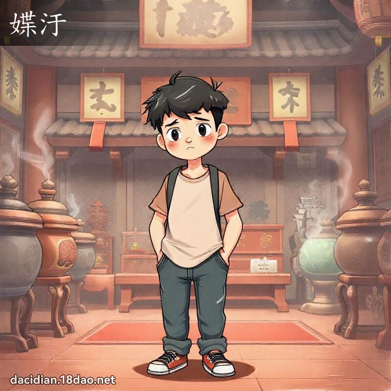 媟汙 - 國語大辭典配圖
