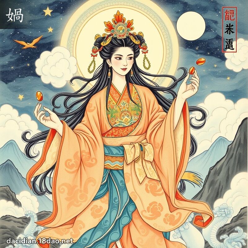 媧 - 国语大辞典配图