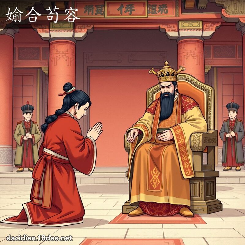 媮合苟容 - 國語大辭典配圖