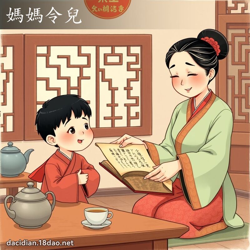 妈妈令儿 - 国语大辞典配图