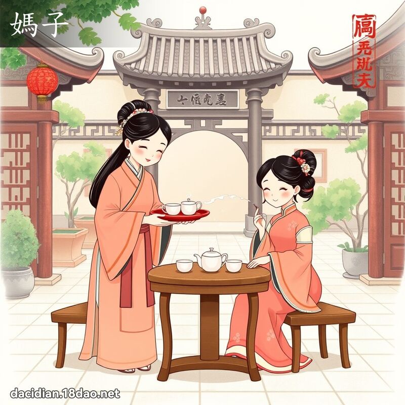妈子 - 国语大辞典配图