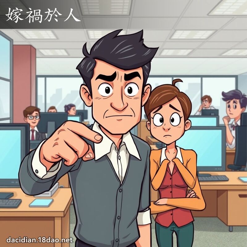 嫁禍於人 - 國語大辭典配圖